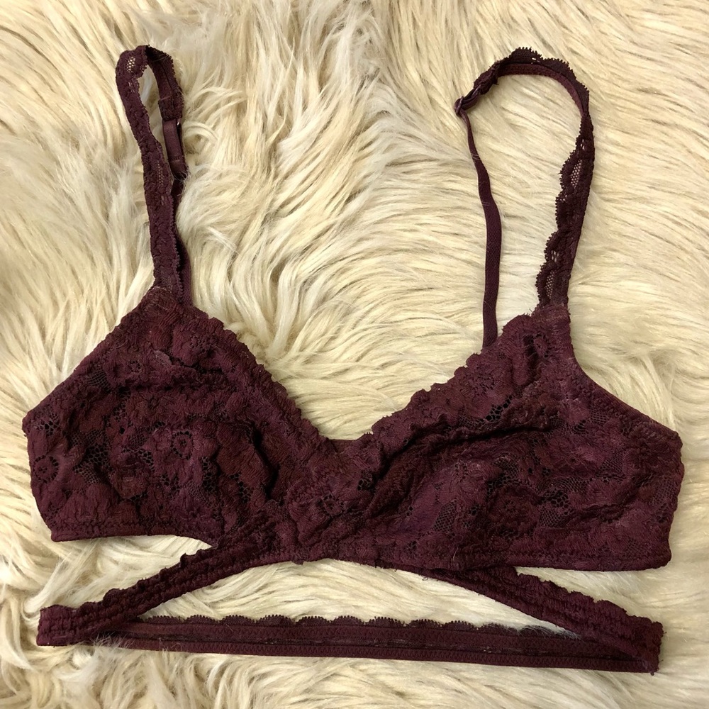 3 for $15 🎉 Aerie burgundy lace bra bralette